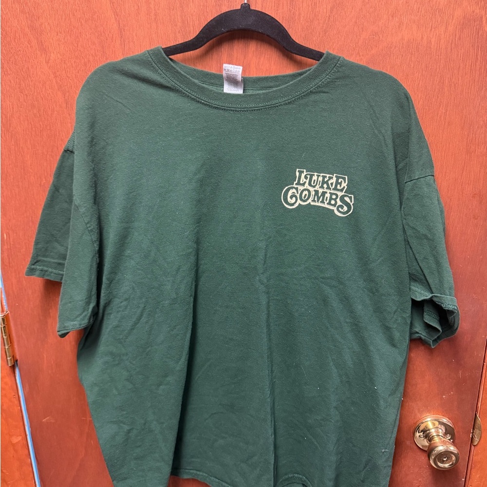 Luke Combs Dark Green Graphic Tee